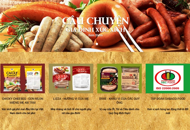 Dabaco Food ra mắt bộ sản phẩm nhãn hiệu mới