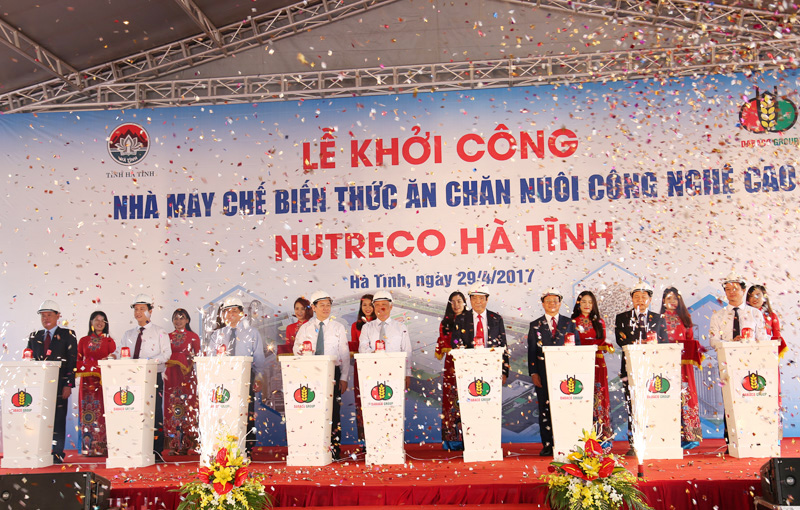 Dabaco khởi công Nhà máy thức ăn chăn nuôi  tại Hà Tĩnh