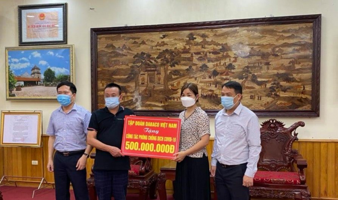 Dabaco ủng hộ 200 giường bệnh, 500 triệu đồng phòng chống Covid-19