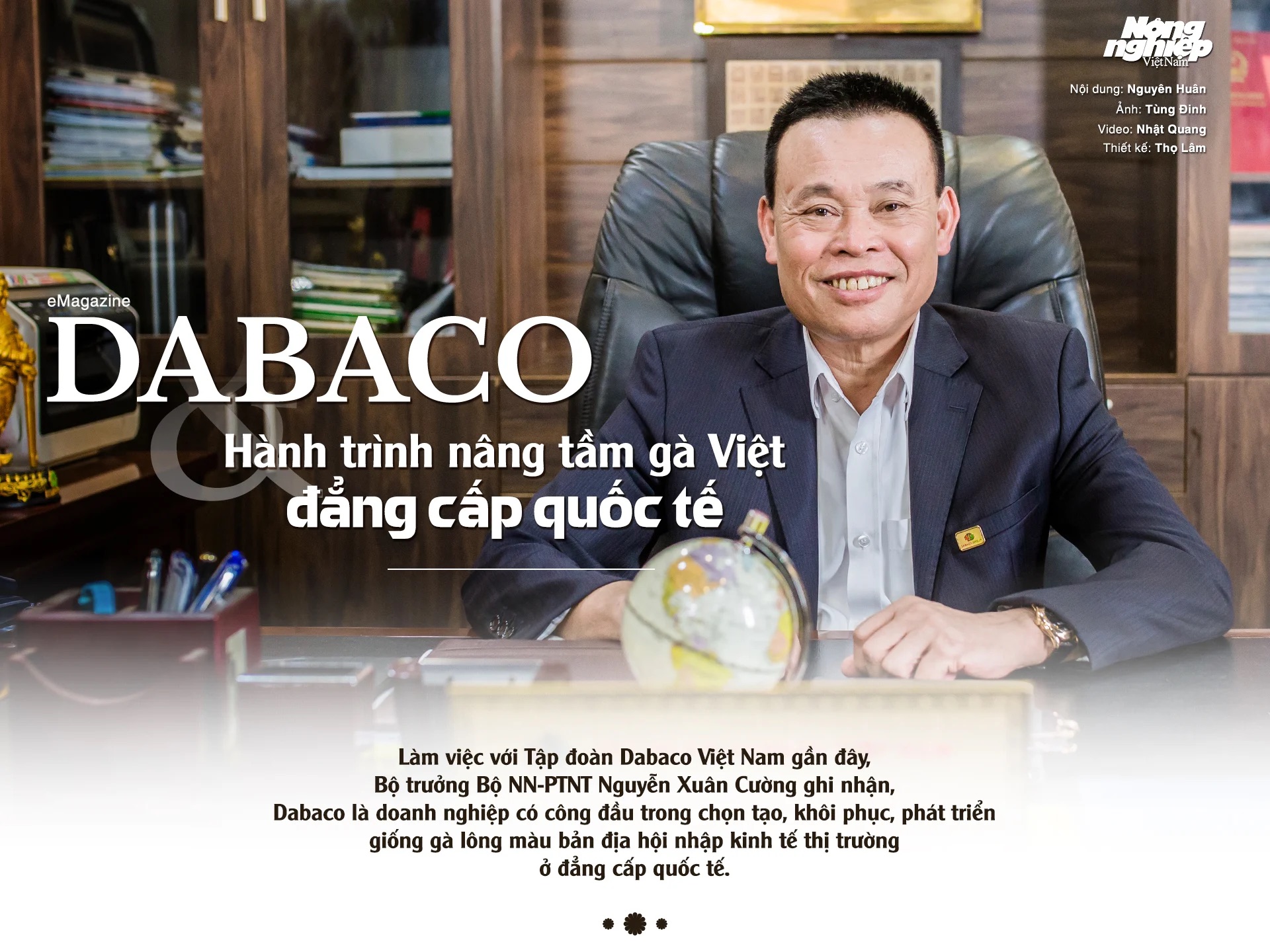 Dabaco và hành trình nâng tầm gà Việt đẳng cấp quốc tế