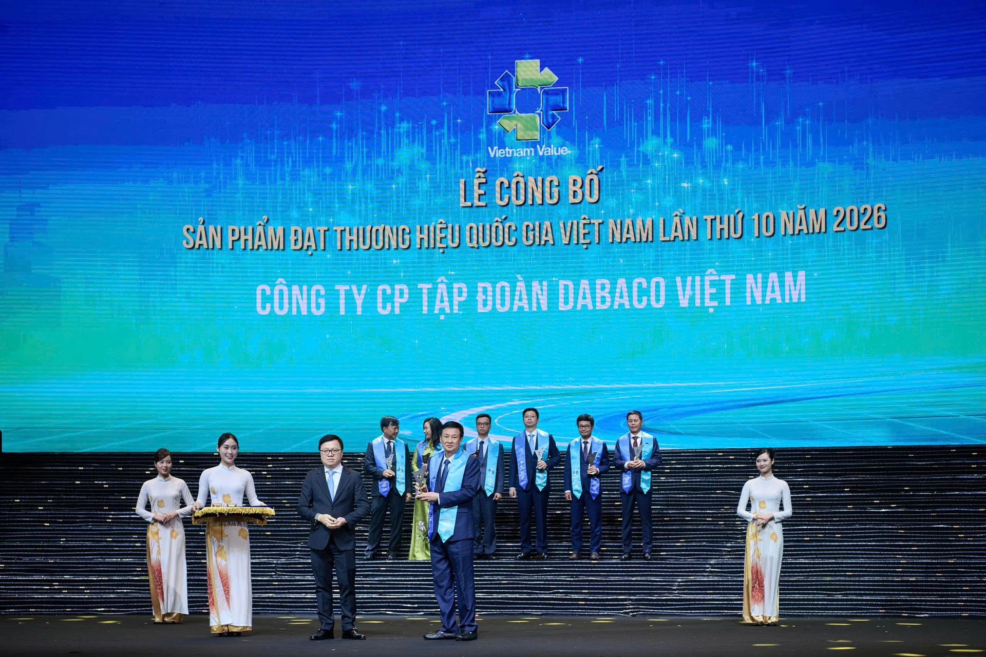 Tập đoàn Dabaco có 5 sản phẩm đạt Thương hiệu quốc gia Việt Nam 2026